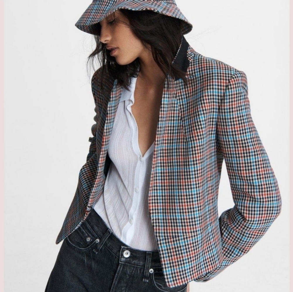 RAG & BONE Elliot Plaid Blazer NWT sz8